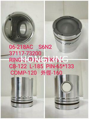 Hino W04DT piston 13216-3201 MITSUBISHI S6N PISTON 37117-73200 KOMATSU 6M117A