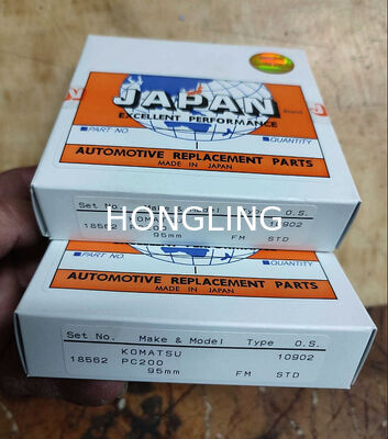 KOMATSU 6D95 PC200-5 PC200-6 PISTON RING  6209-31-2400 6207-31-2400 18562 18392